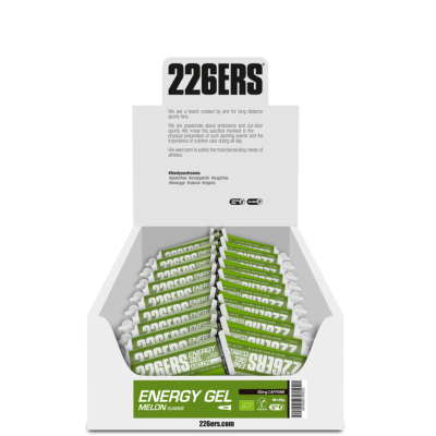 BOX ENERGY GEL BIO tubka 226ers - ekologiczny żel eneregtyczny o smaku melona, z 50mg. kofeiny, 25g. (40 sztuk)
